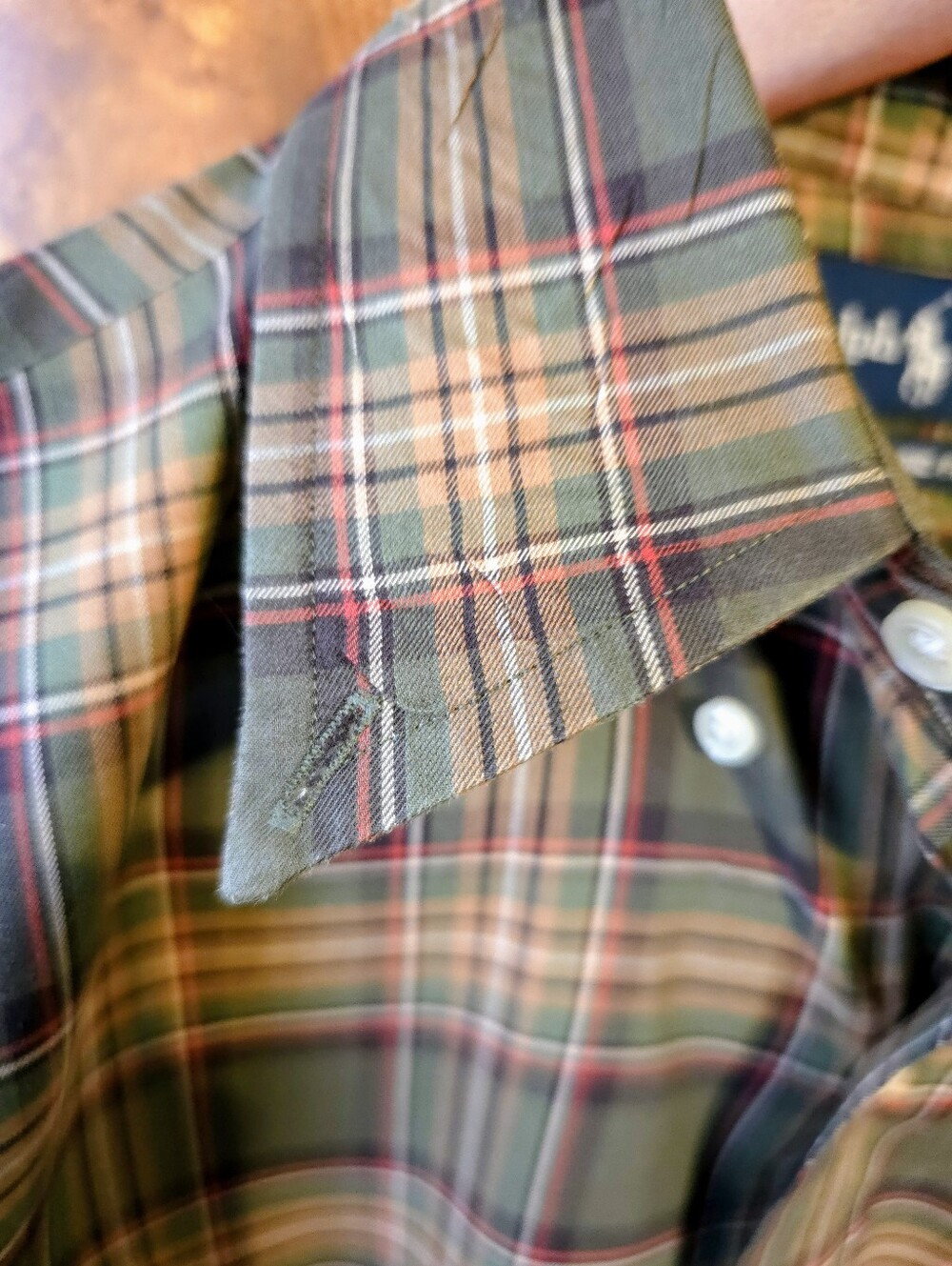Ralph Lauren (M) Green-orange stripes - Picture 5 of 8